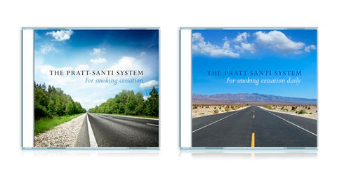 Pratt - Santi System For Smoking Cessation 2 Track mp3 Set including a daily reinforcement subliminal track (Track 1 - 1:06:12)   (Track 2  - 1:06:07)